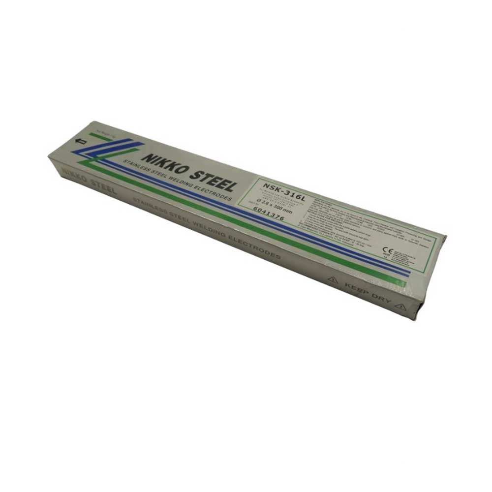 NIKKO 316L Stainless Steel Welding Electrodes for welding low carbon austenitic stainless steels.