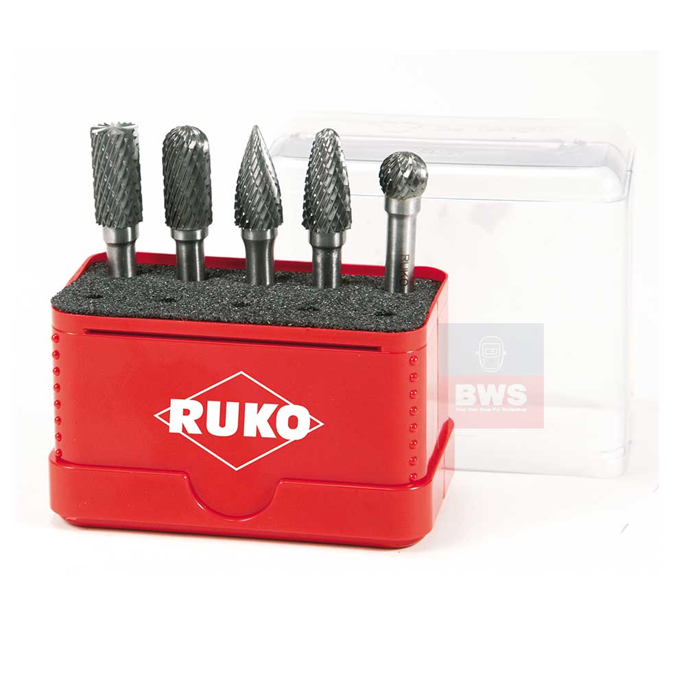 Ruku Set of tungsten carbide rotary burrs in mini-box