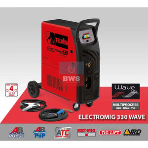 Telwin 330 Wave Pulsed Mig Inverter Machine For Bodyshops SKU 816061