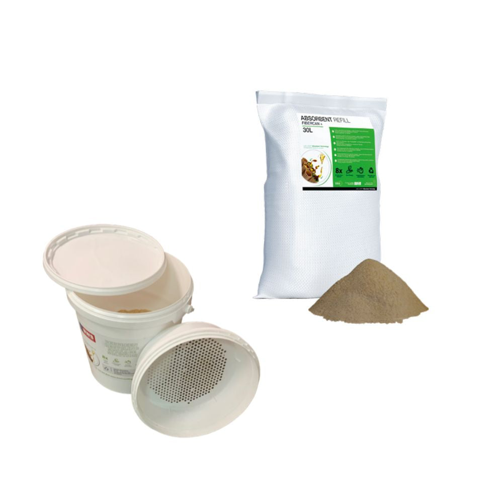 Fibercan Oil Spillage Absorbent.