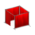 SWP Orange Welding Booth  Curtain 1.8mx1.8m (6'×6′) 