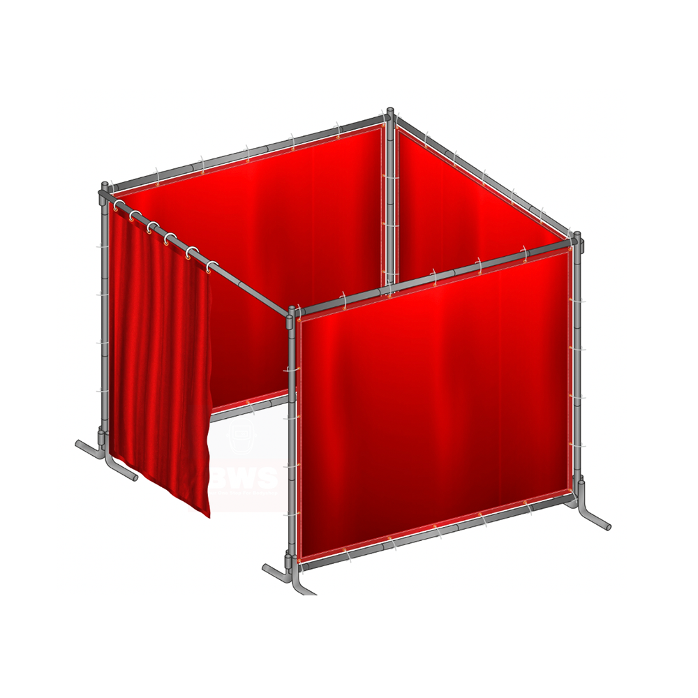 SWP Orange Welding Booth  Curtain 1.8mx1.8m (6&#39;×6′) 